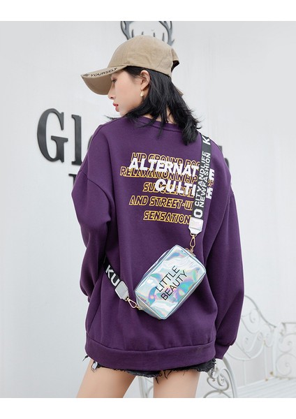 Mini Kadın Lazer Crossbody Messenger Omuz Çantası (Yurt Dışından) fırsatları