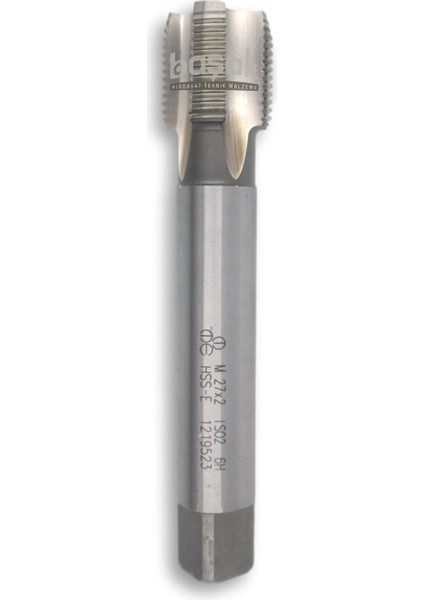 M27X2 İnce Diş Makina Kılavuzu Düz Hsse Dın 374/C