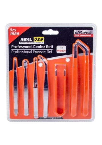 Profesyonel Cımbız Seti 7 Parça