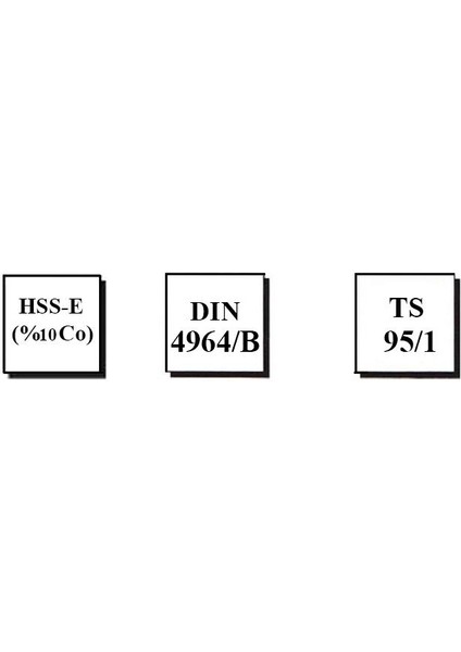 8X8X80 HSS-CO10 Torna Kalemi Dın 4964/B