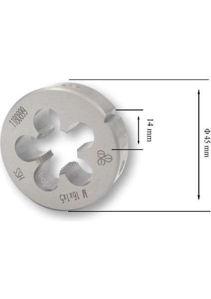M16 x 1.5 Pafta Ince Vidalı Hss Dın 223/B fiyatları