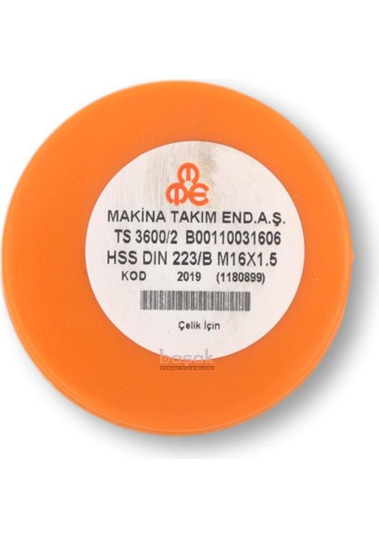 M16 x 1.5 Pafta Ince Vidalı Hss Dın 223/B modelleri