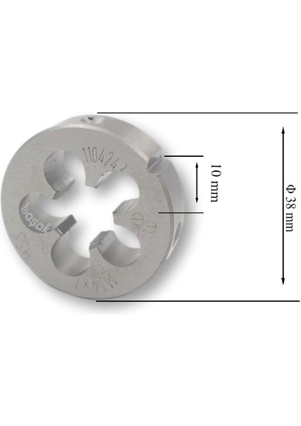 M14 x 1 Pafta Ince Vidalı Hss Dın 223/B fiyatları