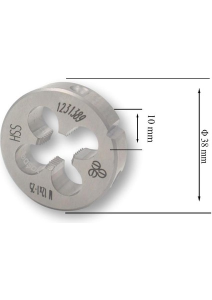 M12 x 1.25 Pafta Ince Vidalı Hss Dın 223/B fiyatları
