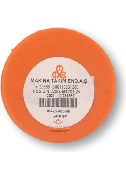M12 x 1.25 Pafta Ince Vidalı Hss Dın 223/B modelleri