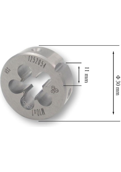 M10 x 1 Pafta Ince Vidalı Hss Dın 223/B fiyatları