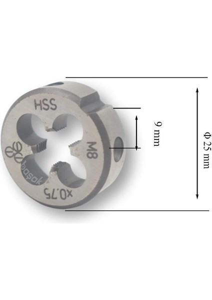M8 x 0.75 Pafta Ince Vidalı Hss Dın 223/B fiyatları
