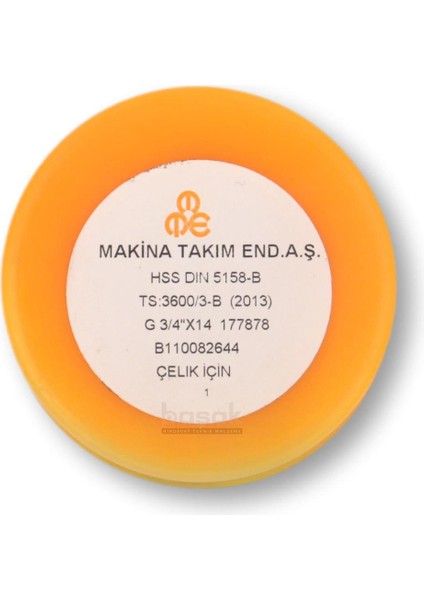 G 3/4 Pafta Boru Vidalı Hss Dın 5158/B modelleri