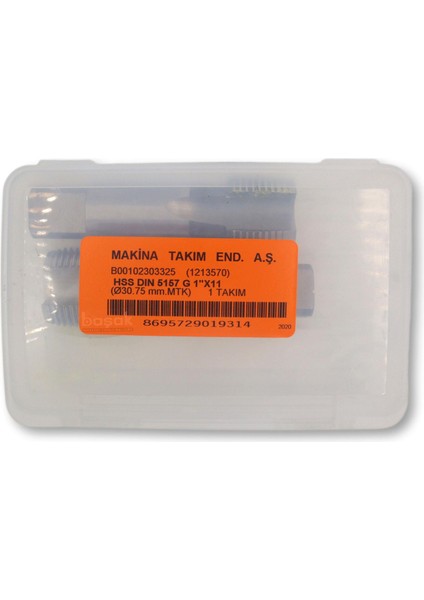 G 1 x 11 Diş El Kılavuzu Takımı 2’li Hss Dın 5157 modelleri