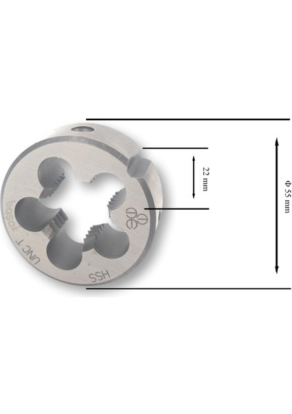 Unc 1 Pafta Normal Vidalı Hss Dın 223/B fiyatları