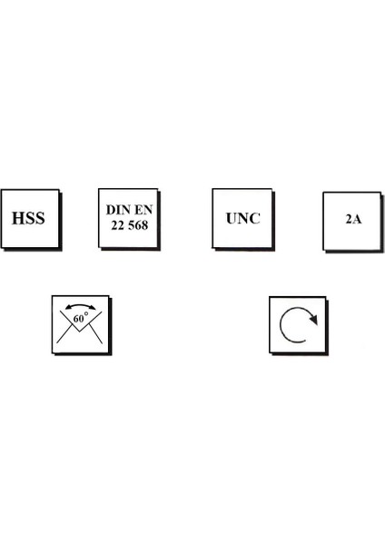 Unc 1 Pafta Normal Vidalı Hss Dın 223/B fırsatları