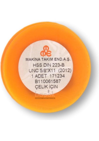 Unc 5/8 Pafta Normal Vidalı Hss Dın 223/B