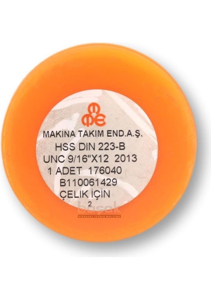 Unc 9/16 Pafta Normal Vidalı Hss Dın 223/B