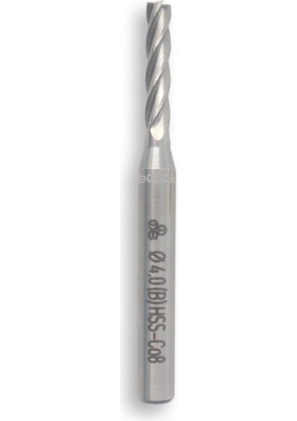 4 mm Uzun Parmak Freze Hss-Co8 Dın 844/B-N