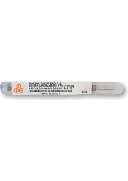 6 mm Uzun Parmak Freze Hss-Co8 Dın 844/B-N
