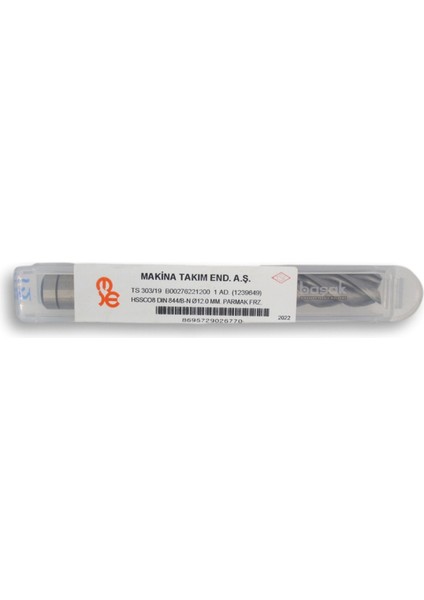 12 mm Uzun Parmak Freze Hss-Co8 Dın 844/B-N modelleri