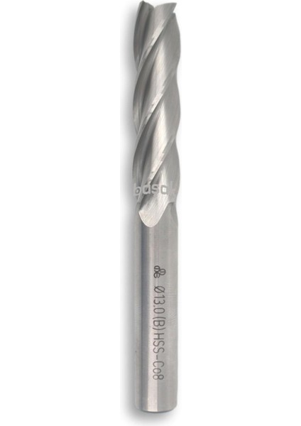 13 mm Uzun Parmak Freze Hss-Co8 Dın 844/B-N