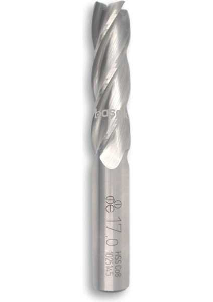 17 mm Uzun Parmak Freze Hss-Co8 Dın 844/B-N