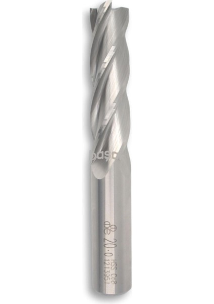20 mm Uzun Parmak Freze Hss-Co8 Dın 844/B-N