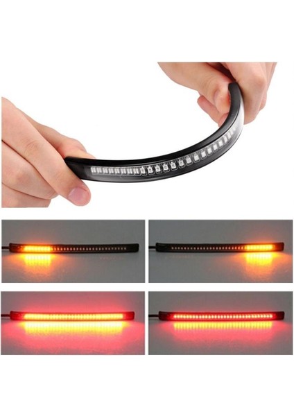 Motorsiklet Park Stop Sinyal Ledi 32 Ledli Flexible LED 2 Renk
