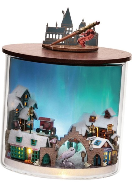 2x Dıy Minyatür Dollhouse Crafts Hediye Oyuncakları Arkadaş Doğum Günü Cadılar Bayramı Köyü ve Bahçe (Yurt Dışından) fırsatları
