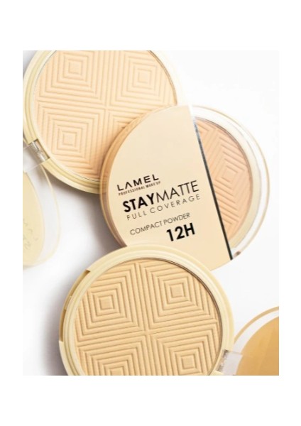 Stay Matte Compact Kalıcı Mat Pudra No 404