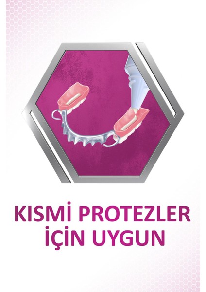 Diş Protezi Yapıştırıcı Krem 40 gr x 3