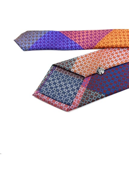Çok Renk Patchwork Klasik Kravat KK11466 fiyatları