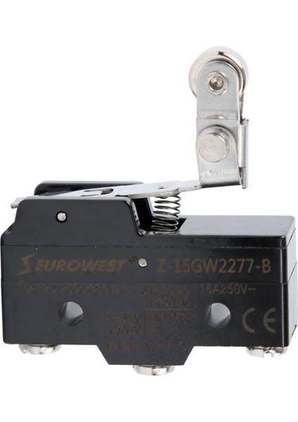 EW-1743 METAL TAHRİK MAKARALI MİKRO SWITCH(15A,1NO+1NC) ( 2 Adet )