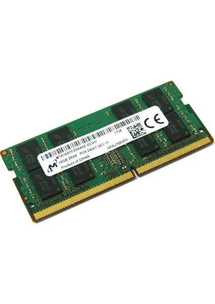 Mıcron 16GB So-Dımm Ddr4 Dual 2rx8 PC4-19200 2400MHZ  MTA16ATF2G64HZ-2G3H1