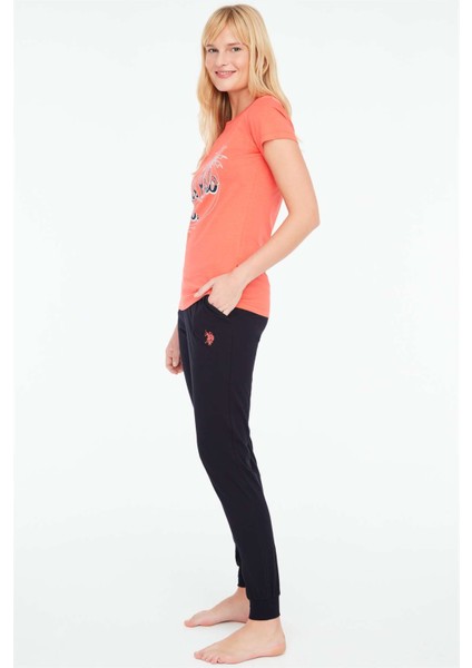 Kadın Mercan Yuvarlak Yaka Pijama Takımı 16878 fiyatları