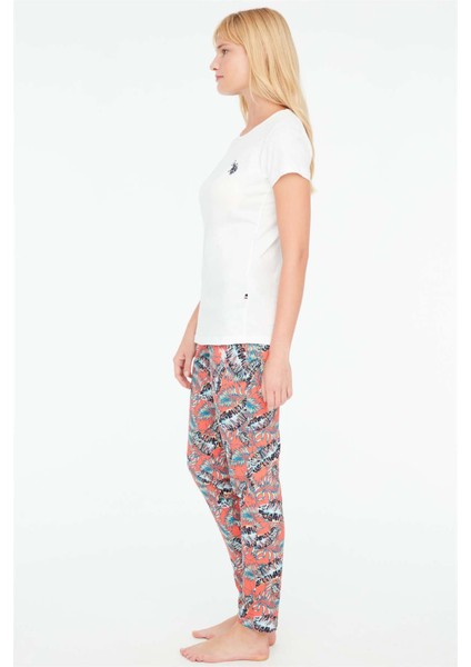 Kadın Ekru Yuvarlak Yaka Pijama Takımı 16913 fiyatları