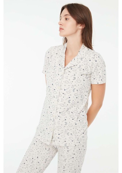 - Kadın Bej Melanj Boydan Patlı Pijama Takımı 3866 fırsatları