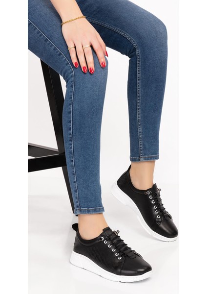 ARTI ARTI AYAKKABI Kadın Deri Ortopedik Sneaker Ayakkabı