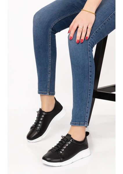 ARTI ARTI AYAKKABI Kadın Deri Ortopedik Sneaker Ayakkabı
