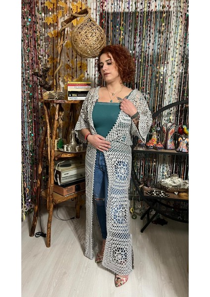 Özel Tasarım El Örgüsü Motif Işleme Plaj Giyim Spor Giyim Yazlık Etnik Hırka