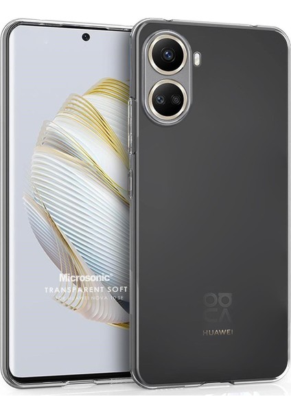 Huawei Nova 10 Se Kılıf Transparent Soft Şeffaf