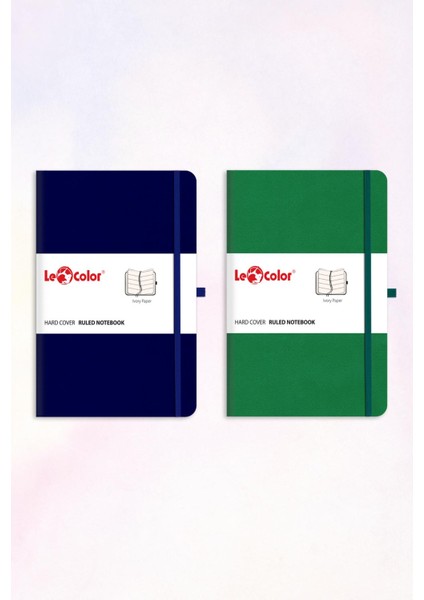 Le Color 2'li Rec Note Defter Seti 13X21 Yeşil&lacivert