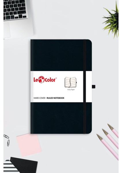 Le Color 2'li Rec Note Defter Seti 13X21 Kırmızı&siyah