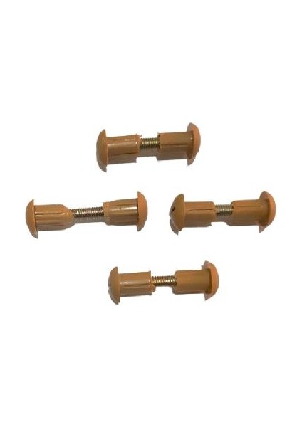 Modül Bağlantı Plastik Meşe 4 Lü Paket