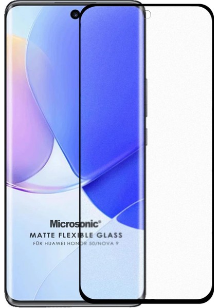 Huawei Nova 9 Seramik Matte Flexible Ekran Koruyucu Siyah