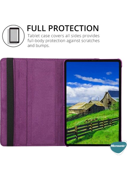 Xiaomi Redmi Pad Kılıf 360 Dönerli Stand Deri Mor fırsatları