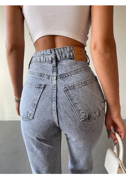 Yüksek Bel Mom Jeans