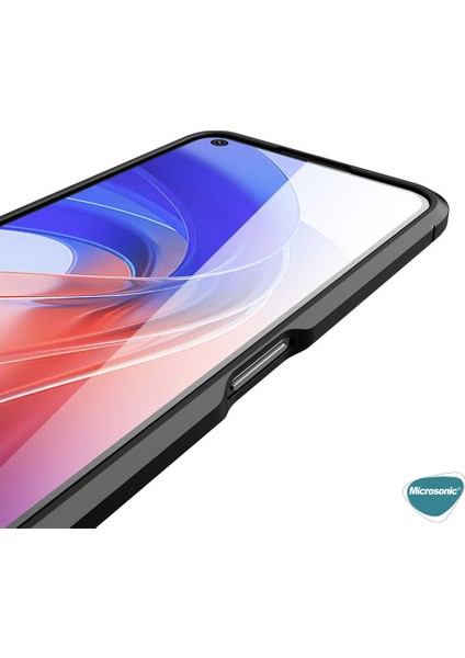 Oppo A36 Kılıf Deri Dokulu Silikon Siyah