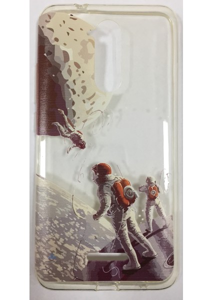 Casper Via M3 Şeffaf Desenli Silikon Kılıf