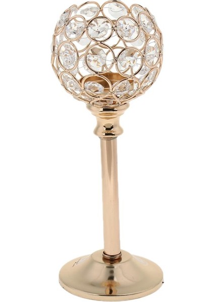 3 Yükseklik Altın Kristal Goblet Çay Işık Şam Tutucu Sevgililer (Yurt Dışından) fiyatları