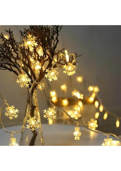 Kar Tanesi Led, 5 Metre 28 LED Pilli Gün Işığı Kristal LED modelleri