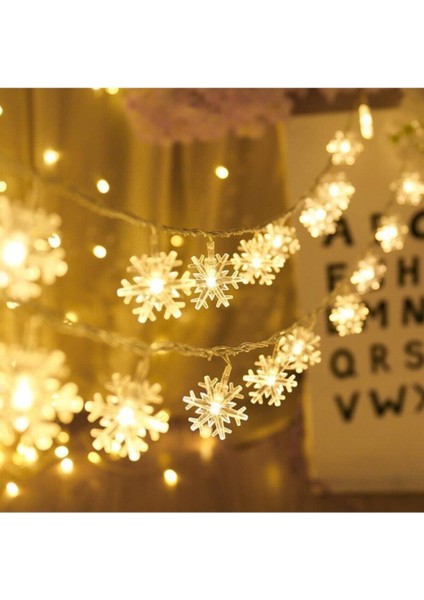 Kar Tanesi Led, 5 Metre 28 LED Pilli Gün Işığı Kristal LED fırsatları