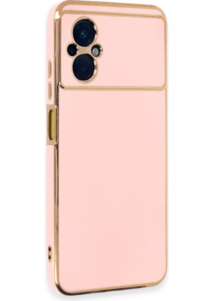 Xiaomi Poco M5 Kılıf Olive Plated Pembe