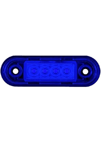 Formplas Parmak Lamba 4 Led'li 83MM 12V-24V Mavi